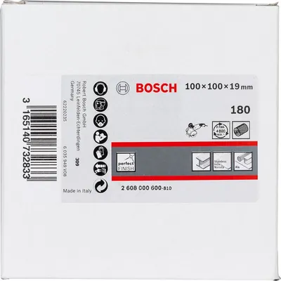 Zdjęcie produktu dla Bęben szlifierski lamelowy Bosch, 19 mm, 180, 100 mm 2608000600