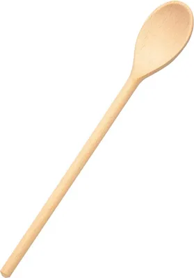 Image de Cuillère en bois suédoise ovale 30 cm | Cuillère de cuisine en bois | Cuillère de cuisson écologique | Cuillère en bois naturelle 30 cm