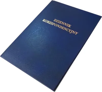 Obrázek produktu pro Korespondenční deník A4/96 námořnická modrá Człuchów