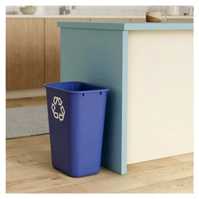 Produktbild von Recyclingbehälter für den Schreibtisch, groß, 39,03 L, Blau