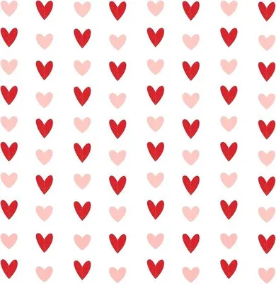Produktbild von Herz-Girlanden Set Valentinstag Dekorationen - Festliche Gestaltung - Vorgefertigte Glitzerkarton - 8x 1,8 m - Rot Rosa