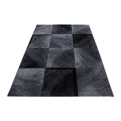 Zdjęcie produktu dla Ayyildiz | Dywan nowoczesny 160 cm x 230 cm - Szaro-czarny - Antyelektrostatyczny - Łatwy w czyszczeniu