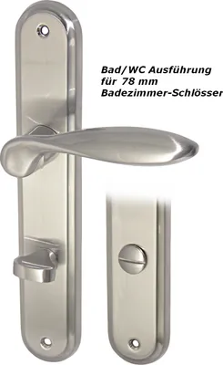 Produktbild von Türbeschlag 1384-G LS WC Drückergarnitur