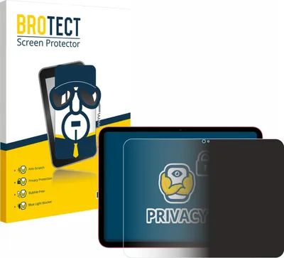 Produktbild von BROTECT Sichtschutzfolie für Apple iPad 10.9" 2022 (10. Gen.) Anti-Spy Privacy Sichtschutz Blickschutz Folie Blaulicht-Schutz