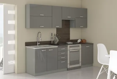 Obrázek produktu pro MOB, Kuchyně - Gonir 240 cm (šedá)