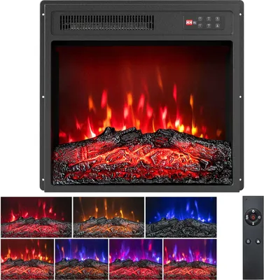 Obrázek produktu pro 18" elektrická krbová vložka, 750 W/1500 W, dálkové ovládání