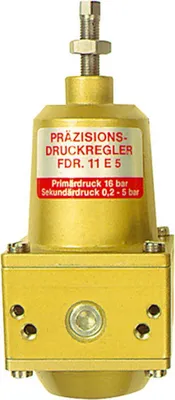 Produktbild von Riegler Präzisionsdruckregler ohne Mano, buntmetallfrei, G 1/4, 0,1 - 2 bar