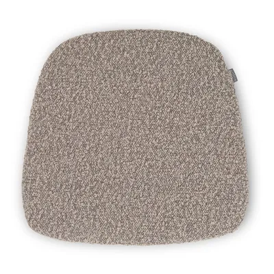 Produktbild von Fem Stuhlkissen Bouclé Taupe 40 cm trapezförmig rutschfest für Esszimmerstuhl