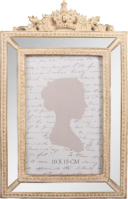 Immagine prodotto di Cornice per quadri Clayre & Eef 10x15 cm in plastica color oro