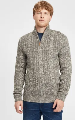 Produktbild von BLEND BHZotem Herren Strickpullover Troyer Grobstrick Pullover