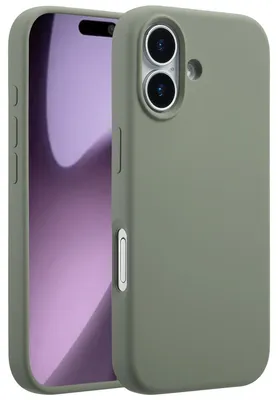 Immagine prodotto di Custodia in silicone liquido Accezz con MagSafe iPhone 17 - Cooper Green