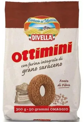 Zdjęcie produktu dla Ciastka gryczane Ottimini Divella 300 g