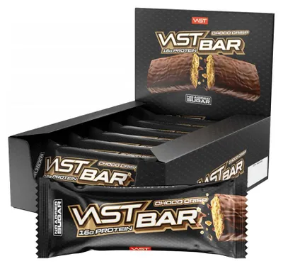Produktbild von VAST VAST Bar (12x45g) Choco Crisp - Riegel - Protein-Riegel