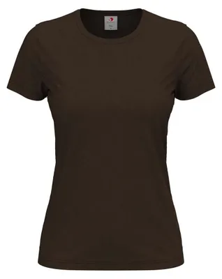 Productafbeelding van Stedman - "Classic" T-shirt voor dames, aansluitend model, LT5600 (maat L) (donkerbruin)