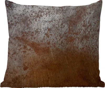 Produktbild von MuchoWow® Outdoor Kissen - Eisen - Rost - Verwittert - 60x60 cm - Wetterfest - Lounge Kissen - Dekoration - Schlaf Kissen