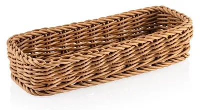 Immagine prodotto di Cestino per posate 27 x 10 x 5 cm, marrone