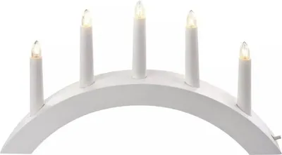 Produktbild von Emos DCAZ01, Leichte Dekorationsfigur, Weiß, Holz, Universal, IP20, 5 Glühbirne(n)