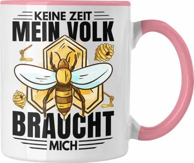 Produktbild von Trendation - Imker Geschenk Tasse Spruch Geschenkidee Bienen Bienenzüchter (Rosa)