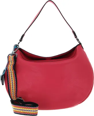 Produktbild von Gabs Leder Umhängetasche Schultertasche Angelique TG Ruga Black Bag Fresia rosa