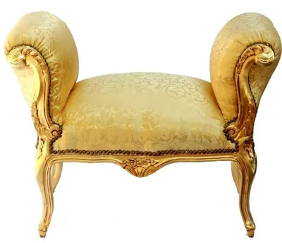 Image de Casa Padrino Tabouret baroque tabouret motif or / or - banquette