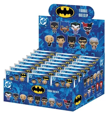Obrázok produktu pre Batman 3D PVC-Taschenanhänger Series 1 Display (24) - Monogram Int.  - (sonstige Kategorien / Fashion & Accessories)