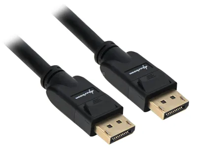 Produktbild von Kabel Displayport 1.3 (Stecker > Stecker) 4K (schwarz, 5 Meter)