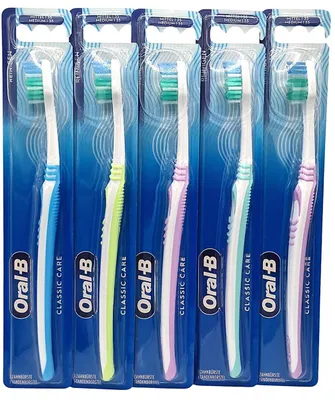 Produktbild von 5x Oral-B Classic Care 1-2-3 Zahnbürste medium