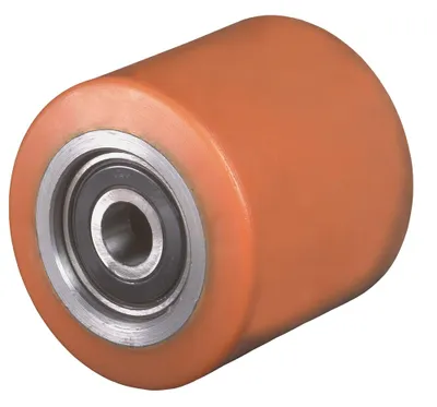 Produktbild von Gabelrolle PUR Naben-L. 93 mm Rad-B. 100 mm Rad-Ø 85 mm