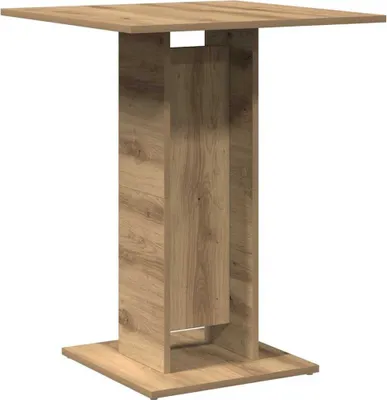 Produktbild von vidaXL Bistrotisch Artisan-Eiche 60x60x75 cm Holzwerkstoff