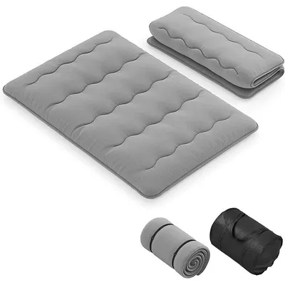 Immagine prodotto di Materasso pieghevole KX43255JU-GDE, imbottitura in cotone, 140 x 200 cm, colore grigio