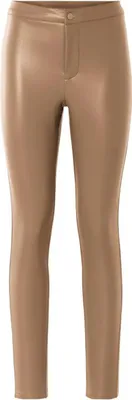 Produktbild von Esmara Damen Jeggings in Lederoptik mit recyceltem Material Beige 38