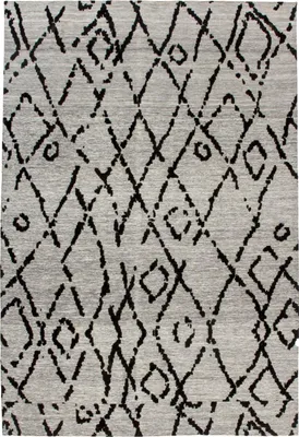 Produktbild von River 100 Grau / Schwarz 120cm x 170cm