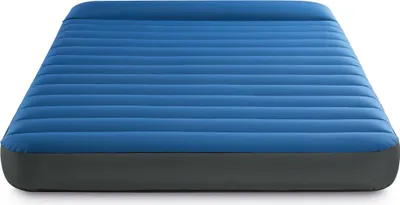 Produktbild von INTEX 64013 - Luftbett - Queen Dura-Beam Truaire inkl. USB-Luftpumpe (blau, 152x203x22) Luftmatratze Campingbett