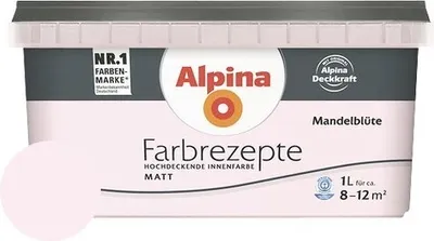 Produktbild von Alpina Wandfarbe Farbrezepte Mandelblüte 1 l