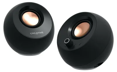 Image de Creative Labs Creative Pebble Pro - Lautsprecher - für PC - 2.0-Kanal - kabellos - Bluetooth - USB - 30 Watt (Gesamt)