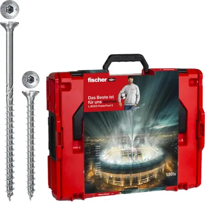 Produktbild von Fischer Power Fast II L-Boxx 102 Schrauben-Set