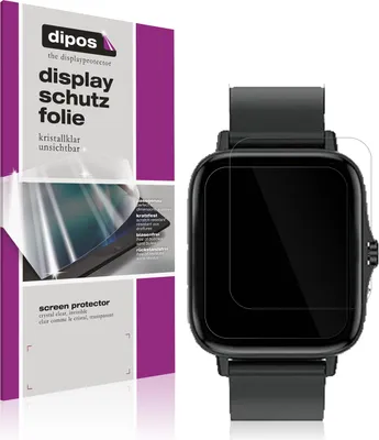 Produktbild von 6x Schutzfolie für Kaseemi 1,7 Zoll Smartwatch klar Displayschutzfolie Folie Display Schutz dipos