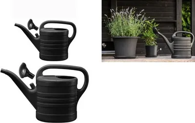 Produktbild von orthex Gießkanne, 10,0 Liter, schwarz