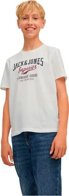 Produktbild von Jack & Jones Logo Kurzarm-t-shirt Beige 6 Years Junge Beige 6 Years