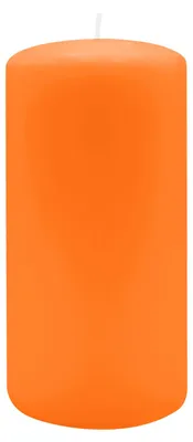 Produktbild von Stumpenkerzen 200 x Ø 100 mm, Mandarin Orange, 4 Stück