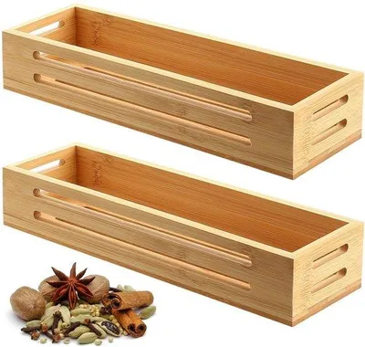 Produktbild von Famanu Kräuterregal Wandmontierte Organizer für Küche und Schrank - 31 x 8,4 cm