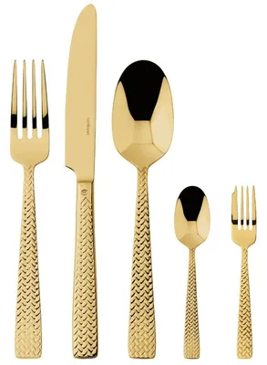 Produktbild von Sambonet Cortina Edelstahl/PVD Gold Besteck 30tlg.Vh. S0198-S00017-S1896 52722GN1