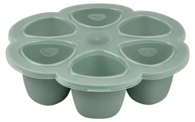 Produktbild von Beaba Aufbewahrungsbehaelter Multiportions aus Silikon 6 x 90 ml salbeigruen; 914000