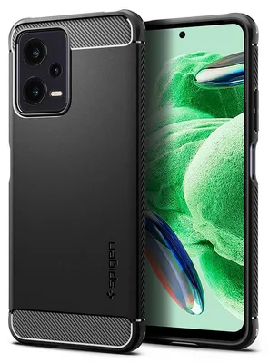 Image de Spigen Rugged Armor cover pour Xiaomi Redmi Note 12 5G / Poco X5 - noir mat - noir