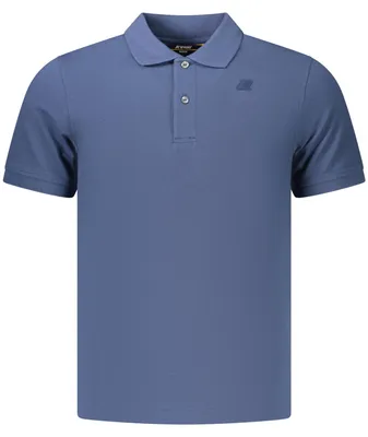 Imagen del producto de Polo azul de manga corta para hombre K-WAY