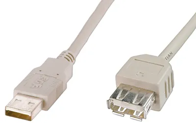 Zdjęcie produktu dla DIGITUS USB 2.0 Verlängerungskabel Typ A -A St/Bu  3.0m,  sw