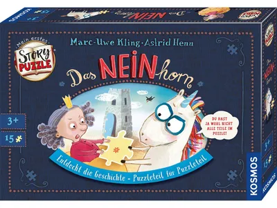 Immagine prodotto di KOSMOS Mein erstes Story-Puzzle Das NEINhorn, Legespiel, Kinderspiel, ab 3 Jahren, 684808