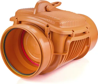 Produktbild von airfit Rückstauklappe DN 315, rotbraunmit zusätzlichem Handverschluss