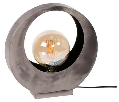 Obrázok produktu pre Stolná lampa FURNLUX Full Moon Silver 30 cm / Hlavná farba: strieborná / Rozmery: 30 x 32 x 13 cm