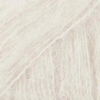 Obrázek produktu pro Drops Brushed Alpaca Silk Uni Colour 01 Off White Pletací příze